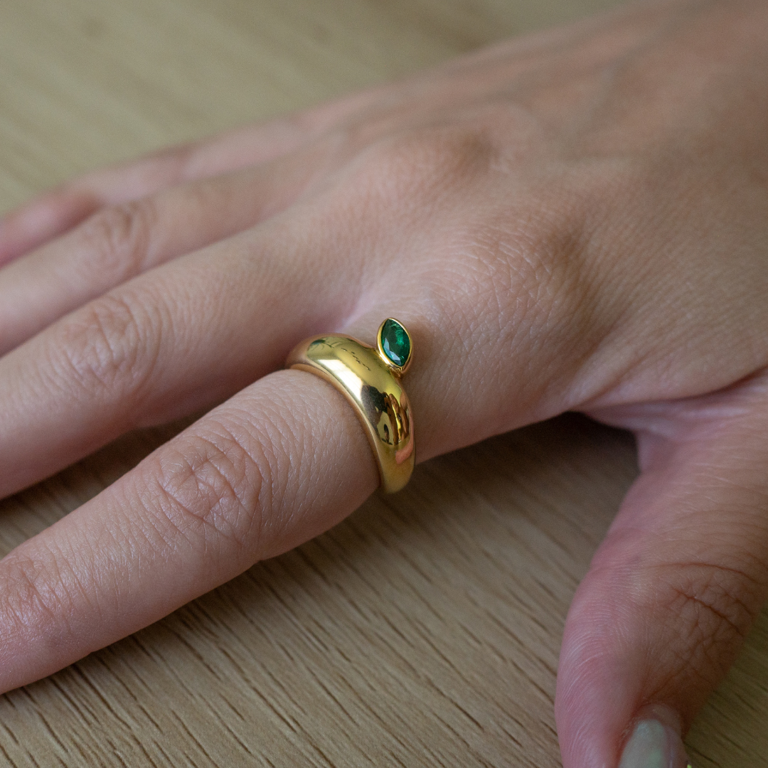 Re: start ⟡ Emerald Leaf Ring