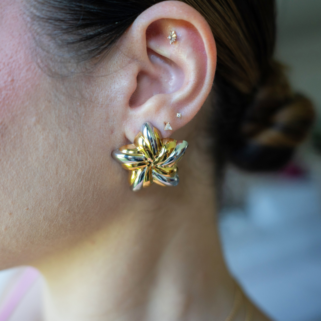 Renacer ⟡ Two-Tone Statement Earrings