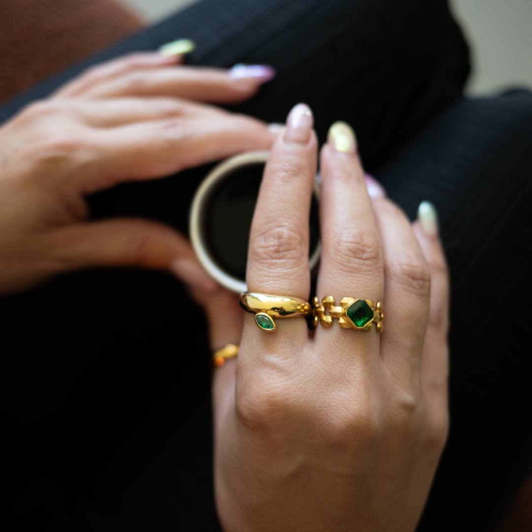 Re: claim ⟡ Emerald Bold Ring