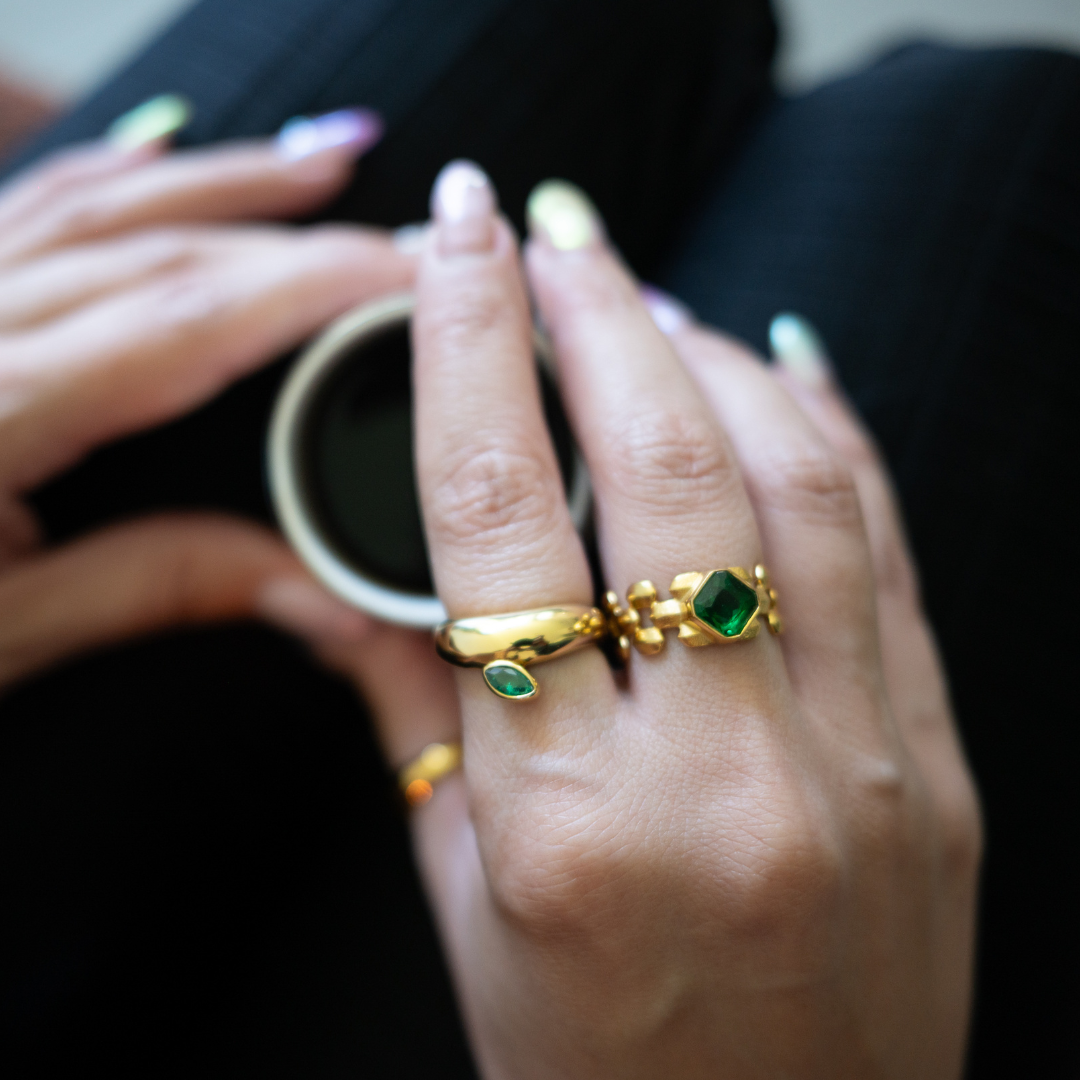 Re: claim ⟡ Emerald Bold Ring