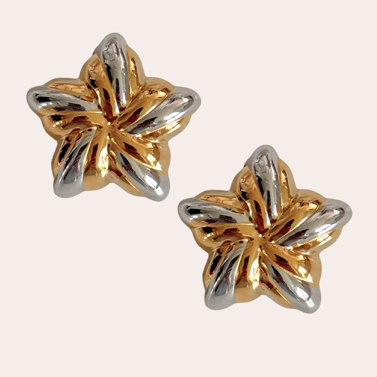 Renacer ⟡ Two-Tone Statement Earrings