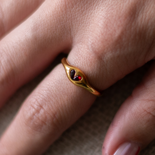 Latido ⟡ Minimalistic Heart Ring