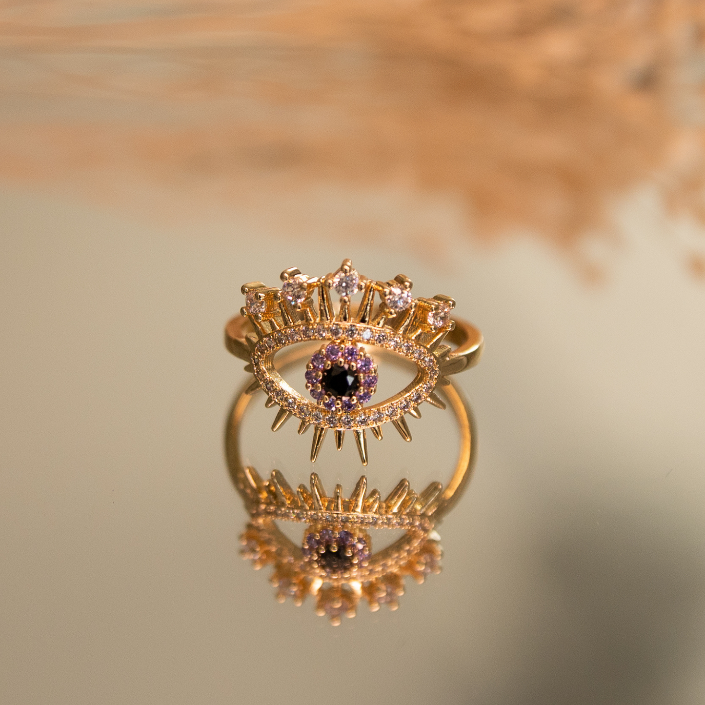 Resoluciones ⟡ Eye Rhinestones Ring