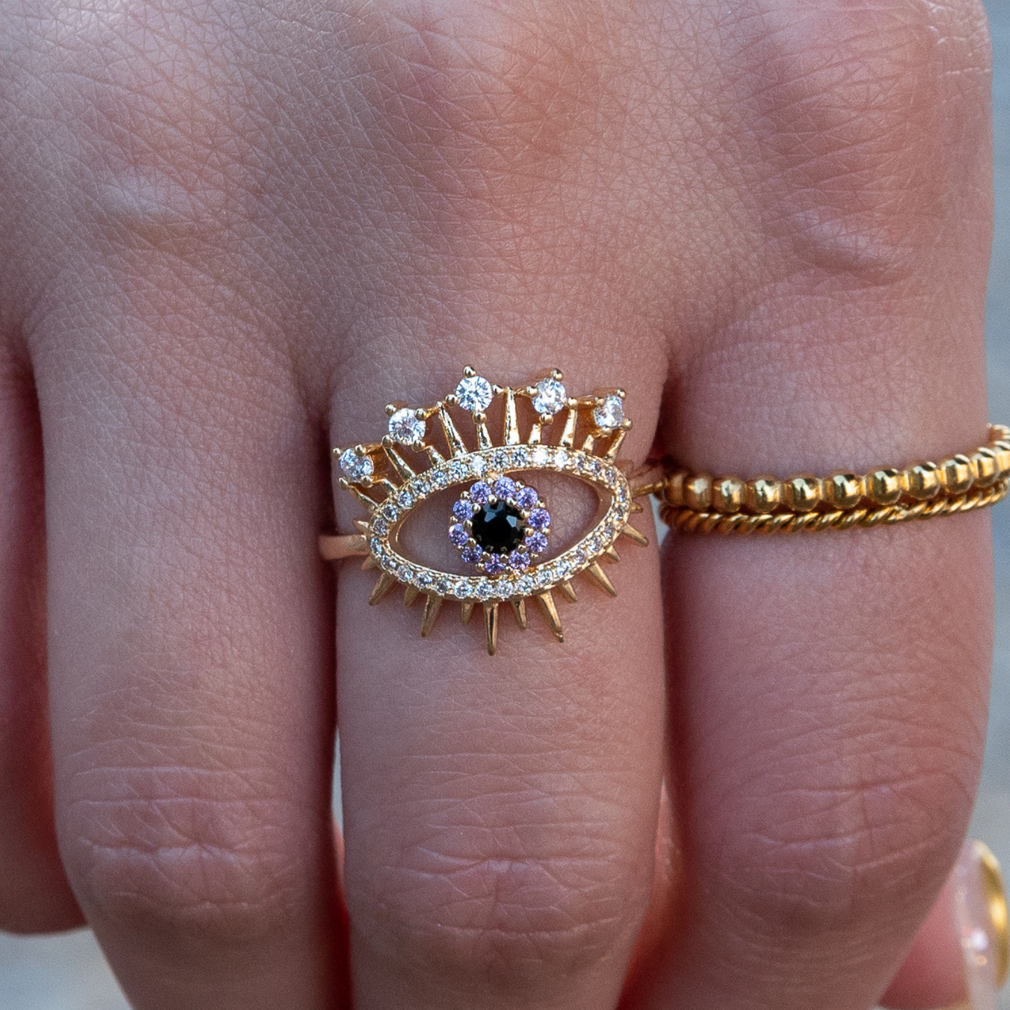 Resoluciones ⟡ Eye Rhinestones Ring